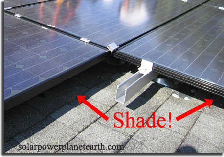 solar panels shade your roof